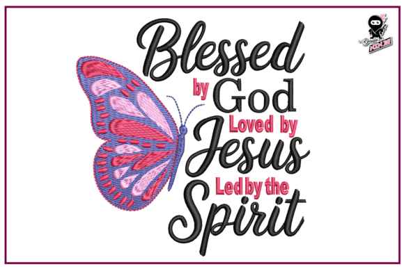 Blessed by God: A Faithful Embroidery Design Review