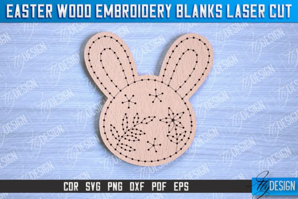Easter Wood Embroidery Blanks: A Laser Cut Gem