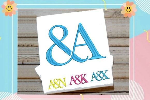 Elegant Interlocking Ampersand Monogram