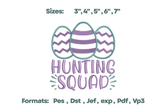 Hunting Squad Easter Egg Embroidery Review