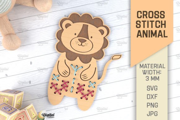 Lion SVG for Cross Stitch: A Seasonal Delight