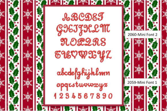 Mini Font 2: A Versatile Embroidery Design for Etsy Sellers