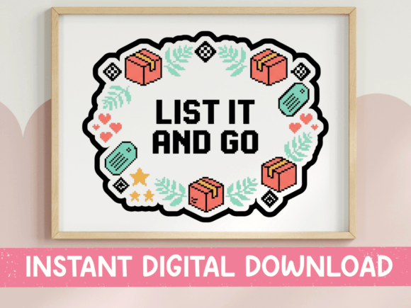 Review: List It and Go Reseller Cross Stitch SVG