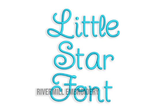 Review of 1 Little Star Embroidery Font