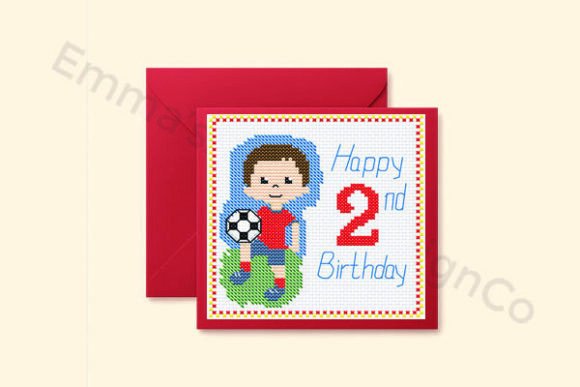 Review: Soccer 2nd Birthday Card Cross Stitch