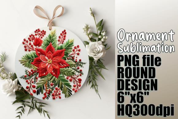 Seasonal 3D Circle Embroidery: A Craft Fair Standout