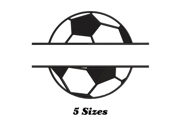 Soccer Ball Name Frame: A Sporty Embroidery Gem