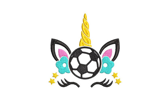 Unicorn with a Soccer Ball: A Unique Sweatshirt Design