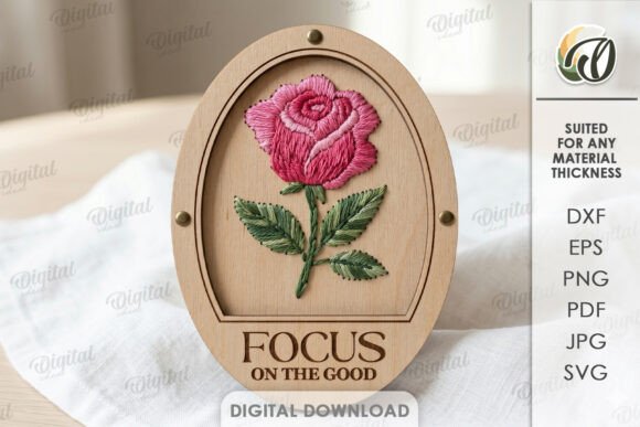 Wooden Embroidery Template Laser Cut Review